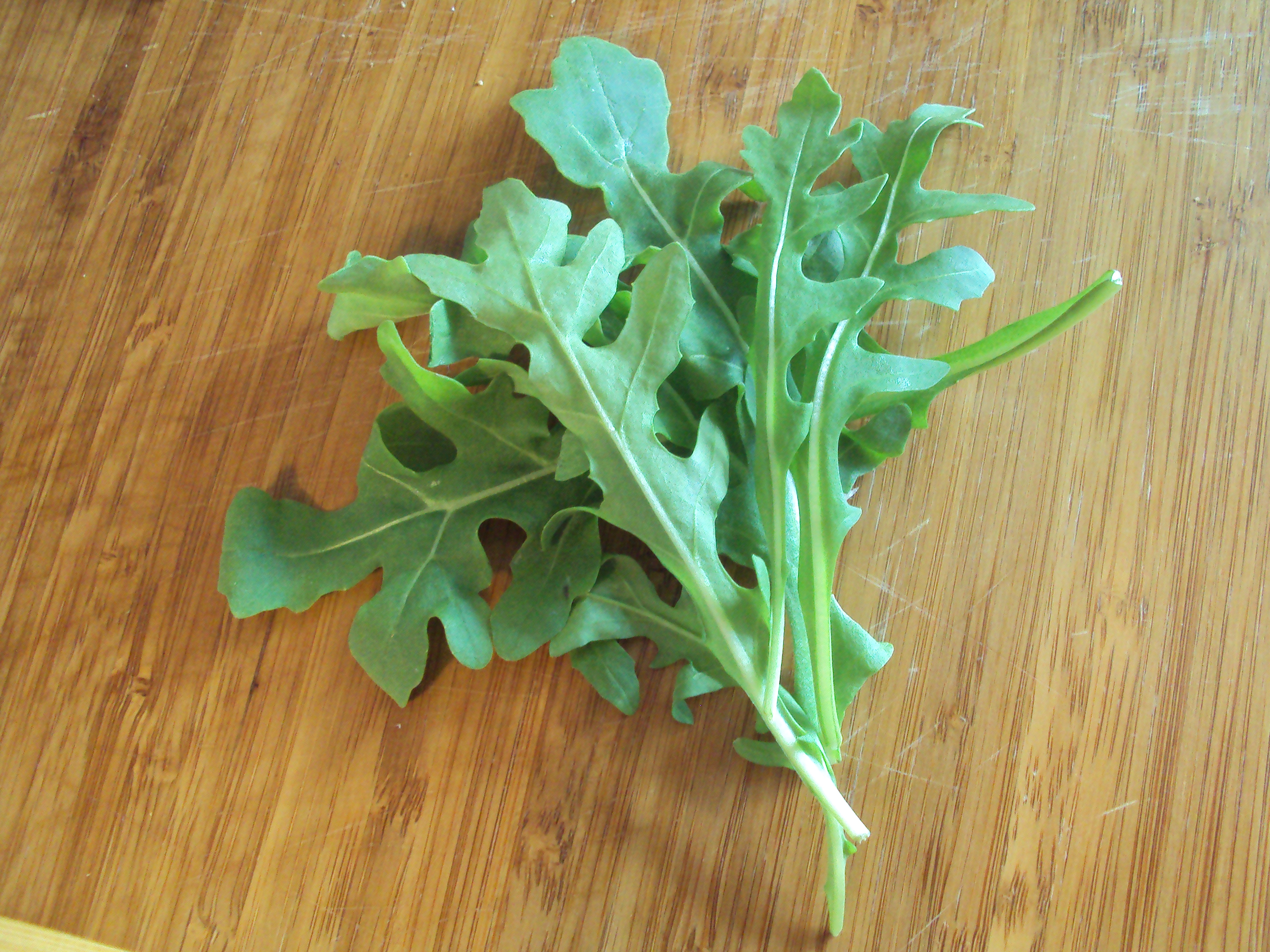  tasted ARUGULA before, it goes by several different names. ARUGULA ...